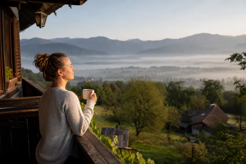 sveže jutro po ohladitvi konec avgusta